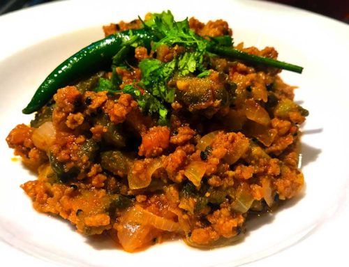 KEEMA KARELA (minced Lamb with bitter gourd) A healthy delicacy!